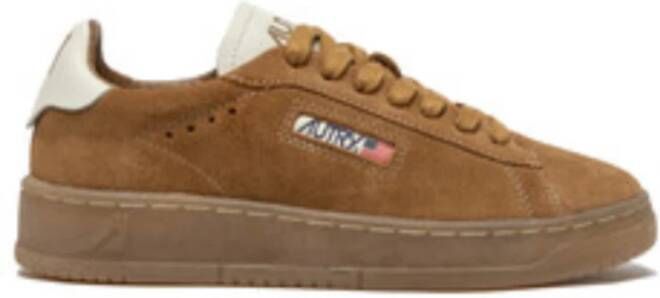 Autry Lage Dallas Suède Sneakers Brown Dames