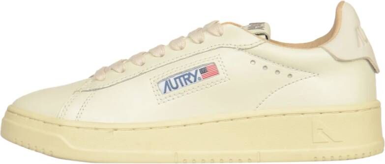 Autry Lage Damessneakers Dallas Stijl Beige Dames