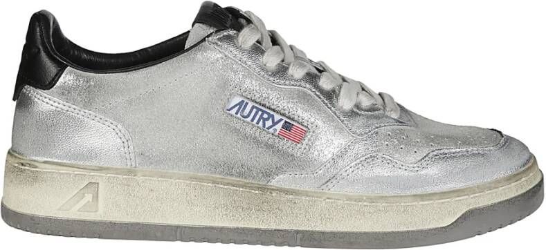 Autry Lage Lam Suède Vintage Sneakers Gray Heren