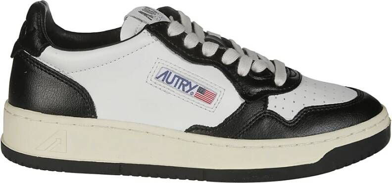 Autry Lage Leren Medalist Sneakers Black Dames