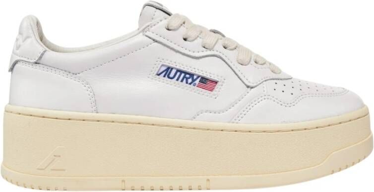 Autry Witte Sneakers voor Stijlvolle Look White Dames