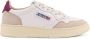 Autry Lage leren sneakers met FF-borduursel White Dames - Thumbnail 1