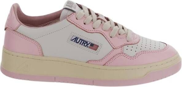 Autry Lage Leren Sneakers Multicolor Dames