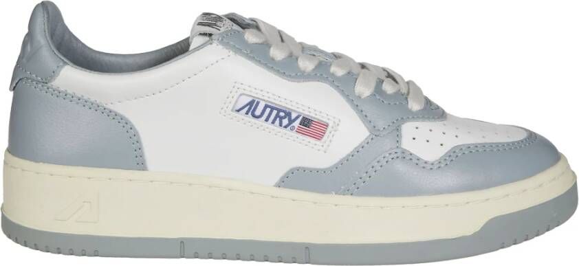 Autry Lage Leren Sneakers Blue Dames