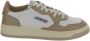 Autry International Low-Top Sneakers baskets medalist en cuir 6 in beige - Thumbnail 7