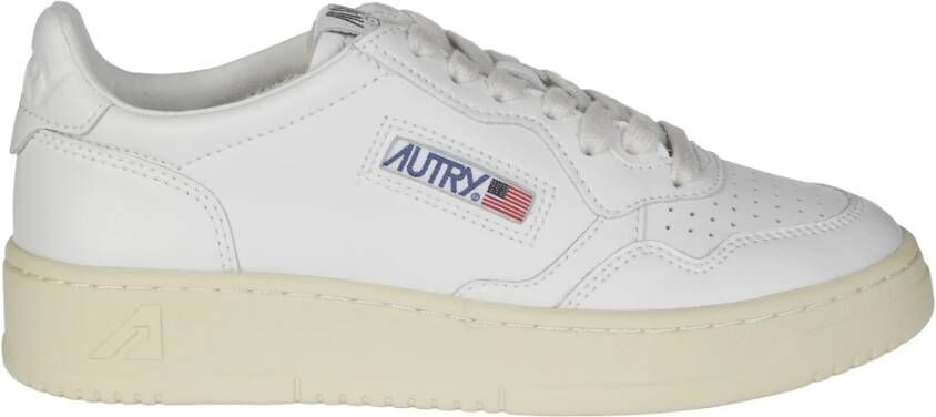 Autry Lage Leren Sneakers White Dames