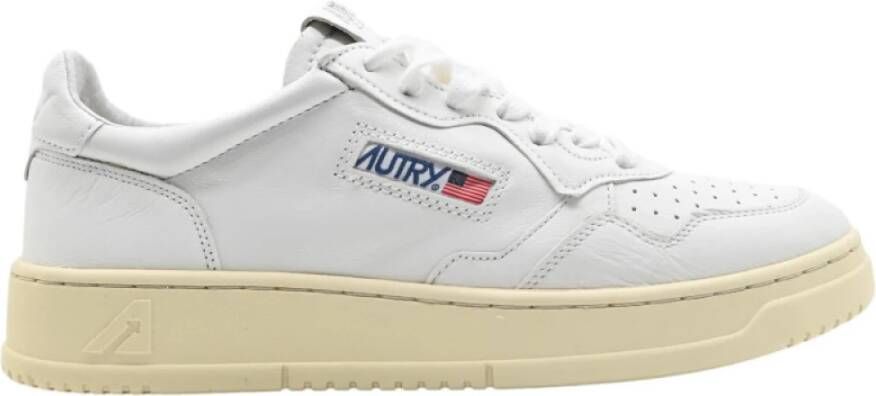 Autry Lage Man Geit Sneakers Wit White Heren