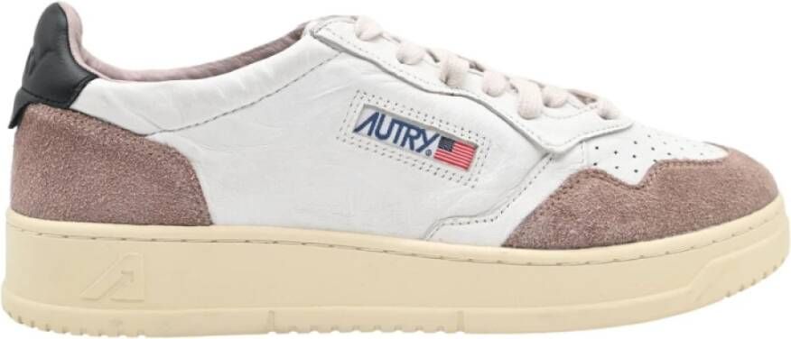 Autry Lage Man Sneakers in Suède Multicolor Heren