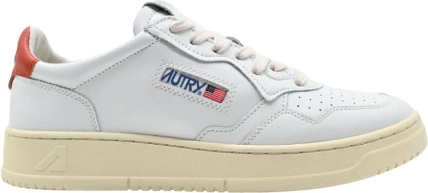 Autry Lage Man Sneakers in Wit Roest White Heren