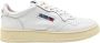 Autry Lage Man Struisvogel Leren Sneakers Wit White Heren - Thumbnail 1