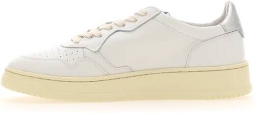 Autry Lage Medalist Leren Sneakers Wit White Heren