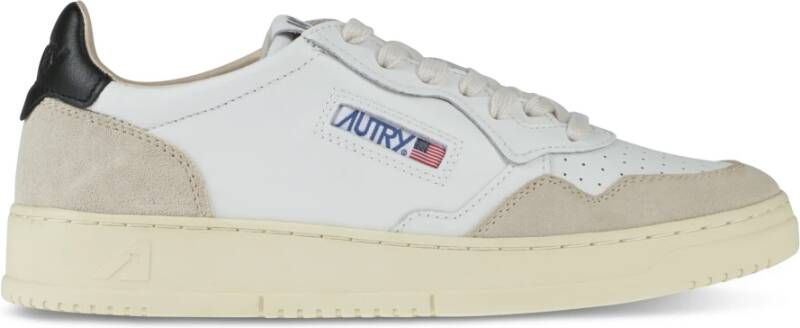 Autry Witte Sneakers met Color Block Design White Heren