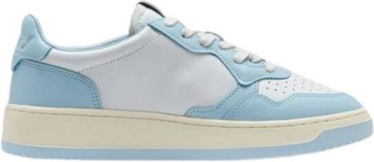 Autry Lage Medalist Sneakers Wit Leer Multicolor Dames