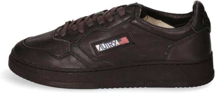 Autry Lage Sneaker met Gewassen Effect Black Heren