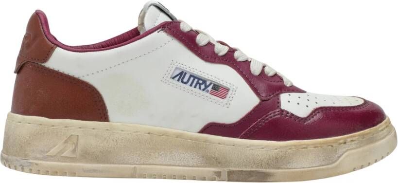 Autry Lage Sneaker Red Dames