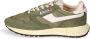 Autry Lage Sneaker van Leer Nylon en Suède Green Heren - Thumbnail 1