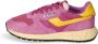 Autry Lage Sneaker van Leer Nylon Suède Pink Heren - Thumbnail 1