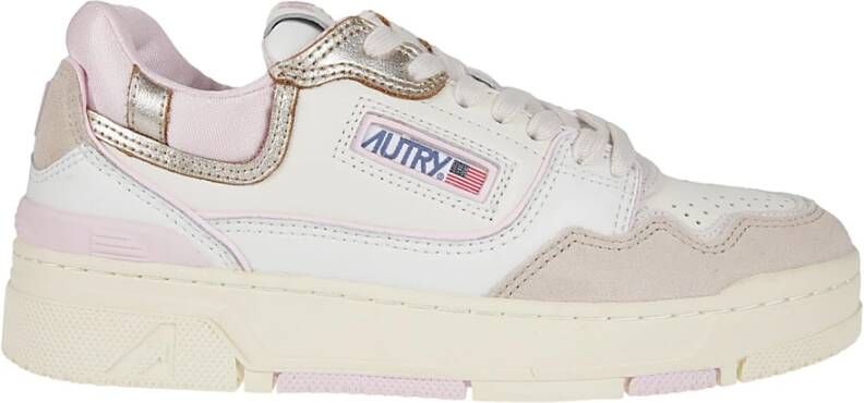 Autry Lage Sneakers Beige Dames