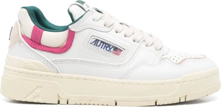 Autry Lage Sneakers in Klassieke Stijl White Dames