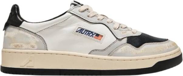 Autry Lage sneakers in vintage stijl White Heren