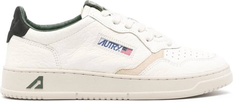 Autry Lage Sneakers met Gestructureerde Afwerking White Heren