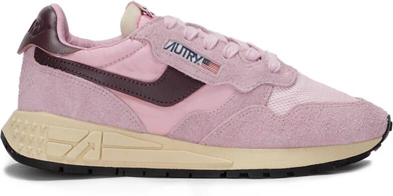 Autry Reelwind Lichtgewicht Sneakers Pink Dames