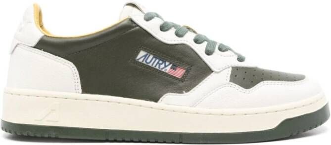 Autry Lage Sneakers met Medialist Design Green Heren