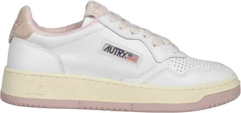 Autry Lage Sneakers met Suède Details White Dames