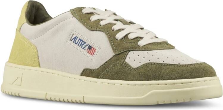 Autry Stijlvolle Sneakers voor Mannen Beige Heren