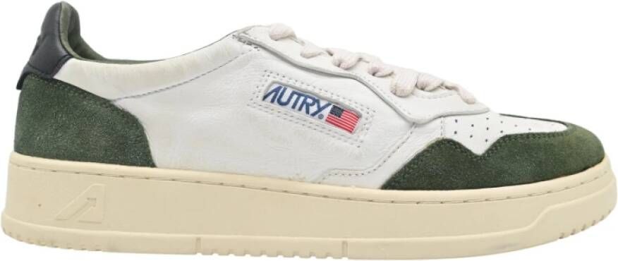 Autry Lage Sneakers van Geitenleer White Heren