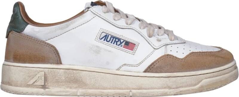 Autry Lage Sneakers voor Mannen Beige Heren