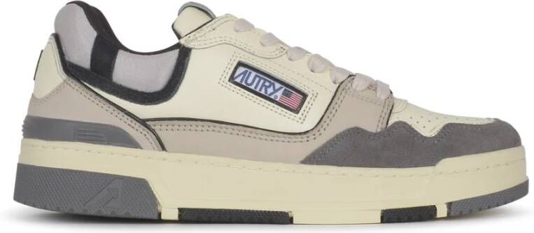 Autry Lage Sneakers voor Mannen Beige Heren