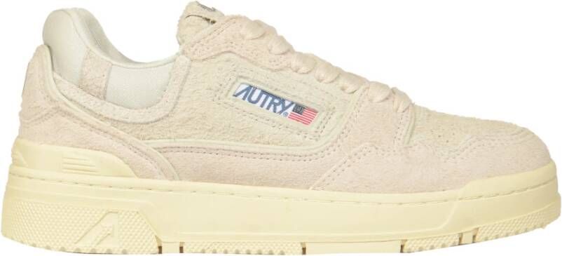 Autry Lage Sneakers voor Vrouwen Beige Dames