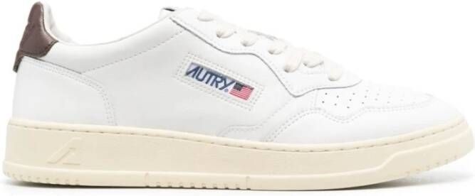 Autry Lage Sneakers Wit Bruin White Heren