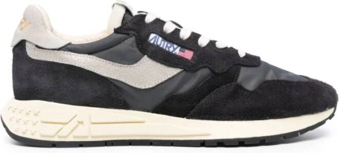 Autry Lage Sneakers Wit Zwart Black Heren