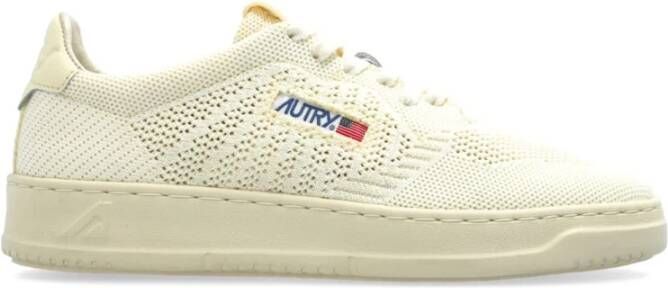 Autry Lage Top Gebreide Sneakers White Heren