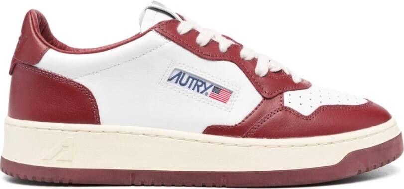 Autry Lage Top Medalist Sneakers White Heren