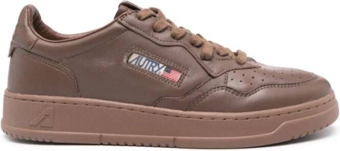 Autry Lage Top Sneakers Medialist Patridge Brown Heren