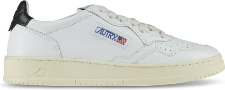 Autry Medalist low top sneakers heren leer polyurethaan rubber Stof 39 Wit