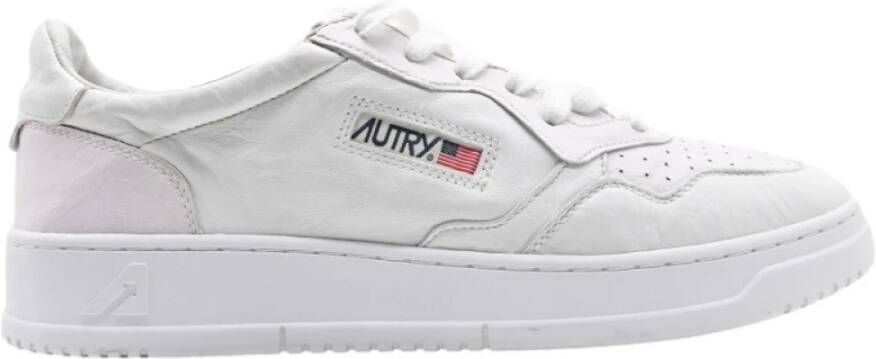 Autry Lage Top Solid Geit Sneakers White Heren