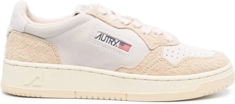 Autry Lage Vrouw Medalist Sneakers Beige Dames