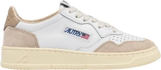 Autry Lage Vrouw Medalist Sneakers Beige Dames