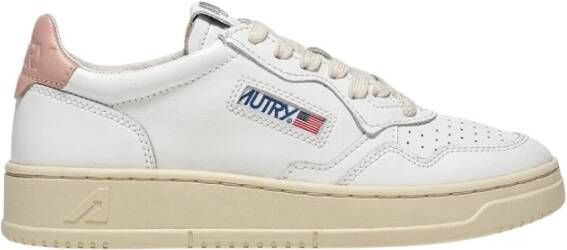 Autry Witte Leren Sneakers voor Vrouwen White Dames