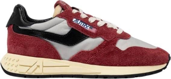 Autry Dynamisch Design Sneaker met Leren Details Multicolor