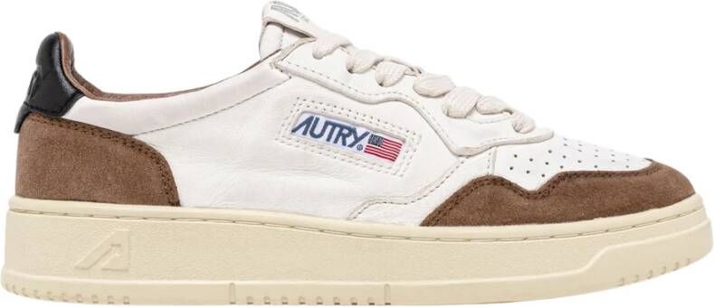 Autry Leren en su?de sneakers Wit Heren