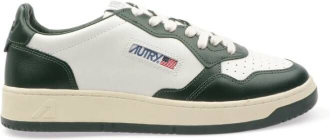 Autry Leren Herensneakers Medalist Low White Heren