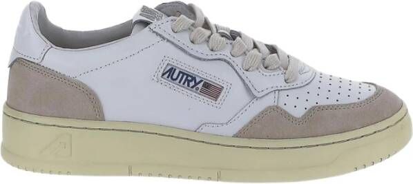 Autry Action low top sneakers heren leer leer rubber Stof 39 Wit