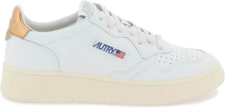 Autry Leren Medalist Lage Sneakers White Dames