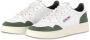 Autry Vintage Medalist Leren Sneakers Groen Wit White Dames - Thumbnail 12