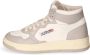 Autry Leren Mid-Cut Sneaker met US Vlag White Dames - Thumbnail 2